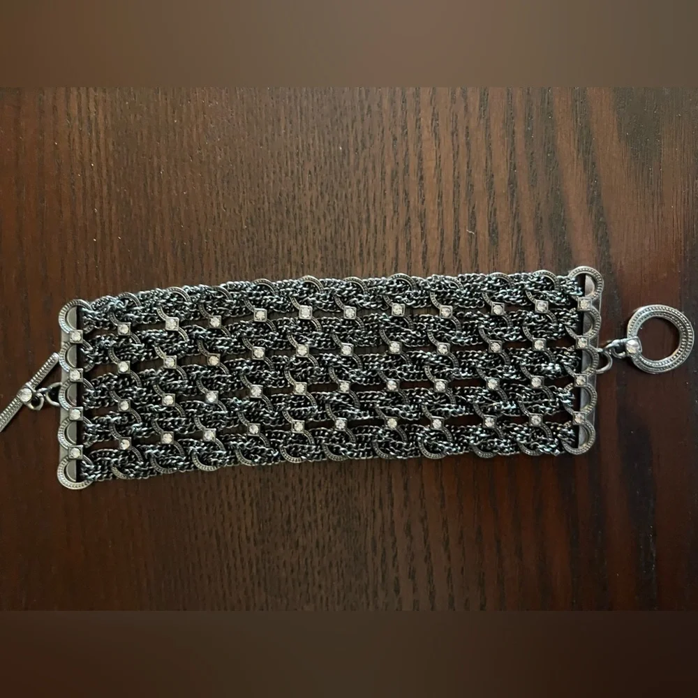 Gunmetal chain bracelet